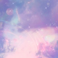 Sparkling pastel sky background with blank space