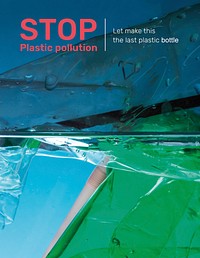 Stop plastic pollution display poster