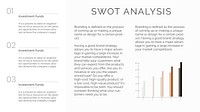 Business SWOT analysis vector editable template