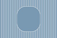 White striped frame on blue background