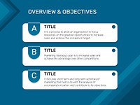 Business plan presentation template psd overview page