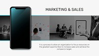 Business plan presentation template psd marketing page