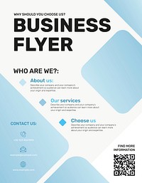 Professional business flyer template vector | Premium Vector Template