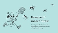 Insect bites template psd healthcare presentation