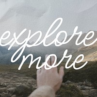 Travel adventure  Instagram post template,  editable quote vector