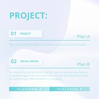 Technology business Instagram post template vector