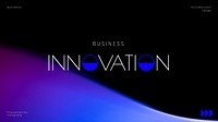 Business innovation Facebook ad template vector