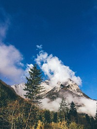 Bovec.. Original public domain image from Wikimedia Commons