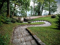 Stone walkway. Original public domain image from Wikimedia Commons