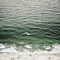 Drone aerial view of the ocean waves washing on the sand Gulf Shores. Original public domain image from <a href="https://commons.wikimedia.org/wiki/File:Drone_view_of_ocean_waves_(Unsplash).jpg" target="_blank" rel="noopener noreferrer nofollow">Wikimedia Commons</a>