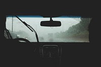 View from the car interior through the windscreen during heavy rain on highway. Original public domain image from <a href="https://commons.wikimedia.org/wiki/File:View_from_the_car_during_the_heavy_rain_(Unsplash).jpg" target="_blank" rel="noopener noreferrer nofollow">Wikimedia Commons</a>
