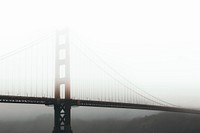 The Golden Gate Bridge covered in fog.. Original public domain image from <a href="https://commons.wikimedia.org/wiki/File:Disappearing_Landmarks_(Unsplash).jpg" target="_blank" rel="noopener noreferrer nofollow">Wikimedia Commons</a>