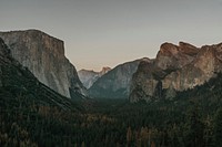 Tunnel View, YOSEMITE NATIONAL PARK, United States. Original public domain image from Wikimedia Commons