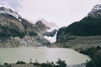 A lake near a mountain glacier in Torres del Paine National Park. Original public domain image from <a href="https://commons.wikimedia.org/wiki/File:Glaciar_Los_Perros_(Unsplash).jpg" target="_blank" rel="noopener noreferrer nofollow">Wikimedia Commons</a>