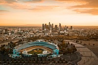 Downtown, Los Angeles, United States. Original public domain image from Wikimedia Commons