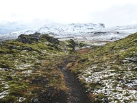 Nesjavellir hiking trail. Original public domain image from Wikimedia Commons