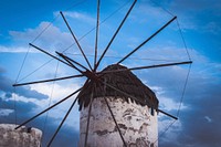 Mykonos Windmill. Original public domain image from <a href="https://commons.wikimedia.org/wiki/File:Mykonos_Windmill_(Unsplash).jpg" target="_blank" rel="noopener noreferrer nofollow">Wikimedia Commons</a>