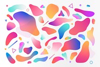 Colorful abstract seamless patterned background vector