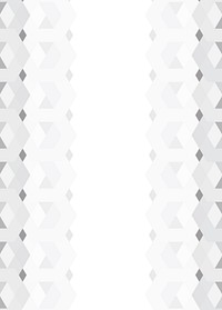 3D gray hexagonal patterned background vector