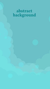 Abstract blue cloudy background vector