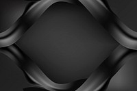 Black swirly abstract background design vector