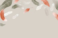 Colorful lightweight feather background vector