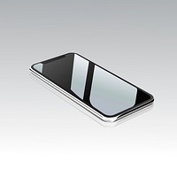 Mobile phone screen mockup vector