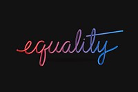 Handwritten Equality 3D word vector