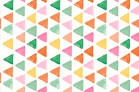 Colorful geometric seamless pattern background design vector