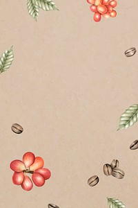 Blank coffee day background design vector