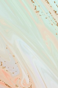Pastel green marble background with gold lining 