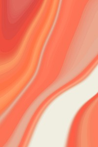 Orange and red fluid patterned background vector