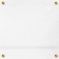 White leather texture background template vector