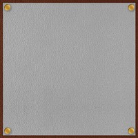 Gray leather texture background template vector