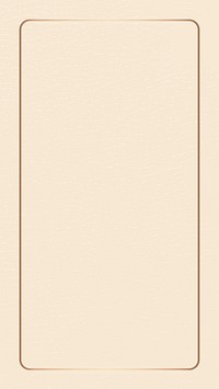 Gold frame mobile screen template vector