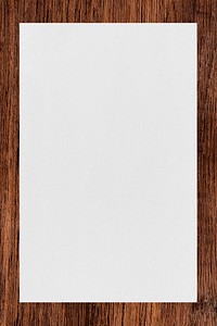 Rectangle brown wooden frame template vector