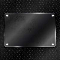 SImple black technology background template vector