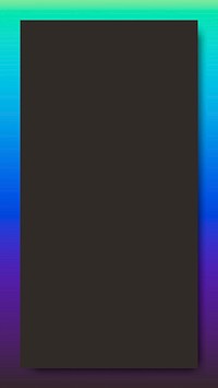 Blue and purple holographic pattern frame mobile phone wallpaper vector