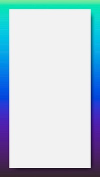 Blue and purple holographic pattern frame mobile phone wallpaper vector
