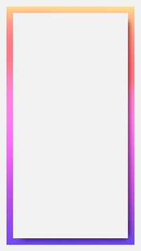 Pink and orange holographic pattern mobile phone wallpaper vector