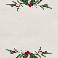Festive Christmas social ads template vector