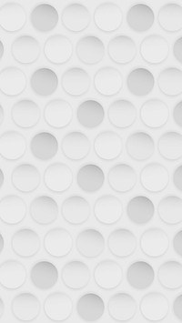 White and gray seamless round pattern mobile phone wallpaper vector