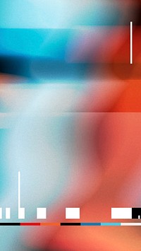 Colorful glitch effect distortion background mobile phone wallpaper vector