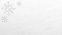 Snowflake Christmas on a white background vector