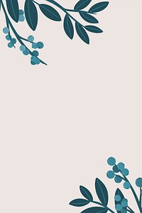 Botanical flower copy space on a pink background vector