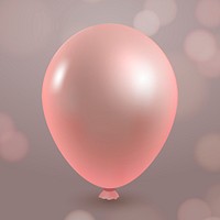 Pink glitz party balloon