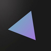 Colorful triangle gradient element vector