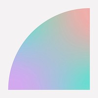 Colorful gradient element vector