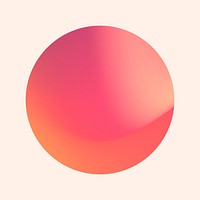 Colorful round gradient element vector