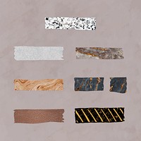 Collection of washi tape vectors